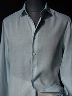 Men's Tencel Lightweight Breathable Solid Casual Dress Shirt