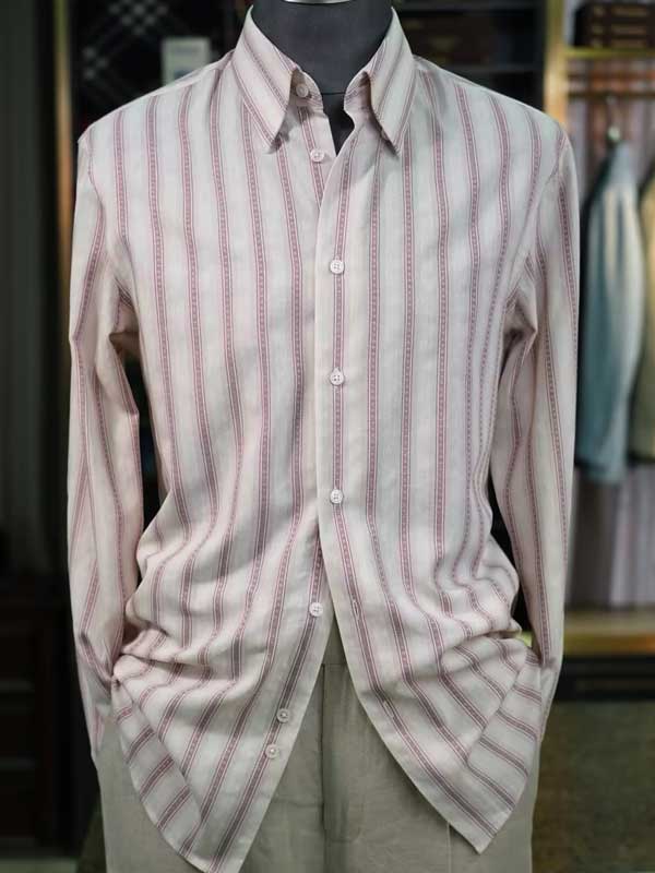 Men's 100% Pure Combed Cotton Soft Light Cooling Business Shirt