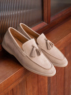 Men's Handmade Soft Suede Tassel Loafers