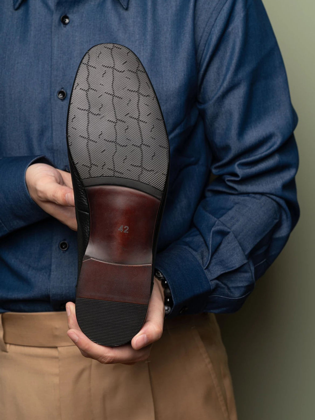 Men’s Soft Pebbled Cowhide Penny Loafers