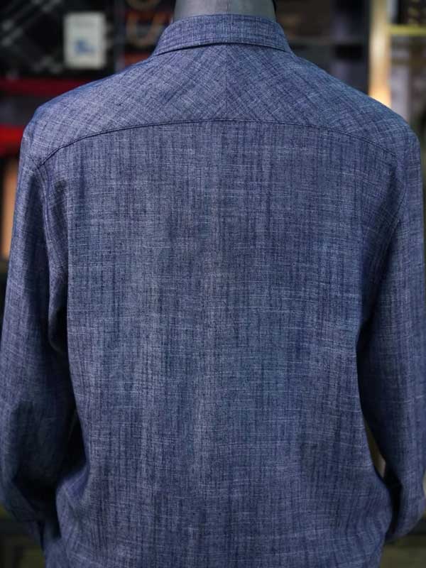 Heather Linen Viscose Polyester Blend Men's Office Daily Shirt