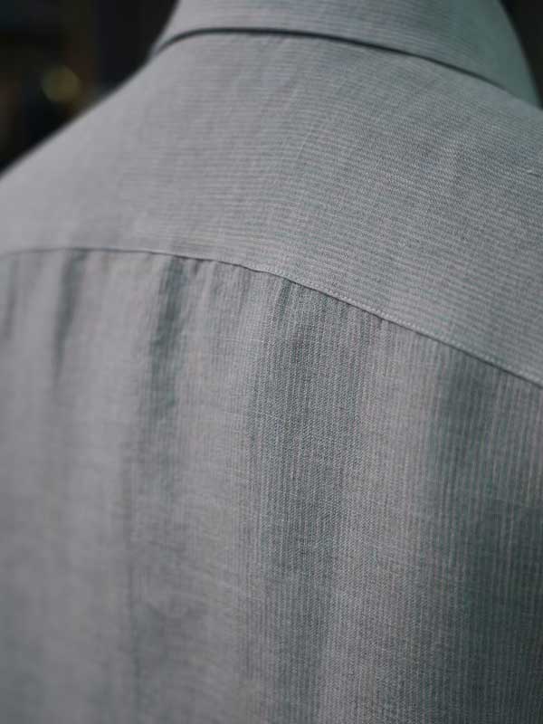 Sage Green 100% Pure Linen Men's Long Sleeve Shirt