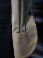 Men’s Business‑Casual Khaki 100% Cotton Long‑Sleeve Dress Shirt