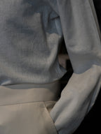 Men’s Breathable Cool White 100% Linen Point Collar Long Sleeve Dress Shirt, Lightweight Summer Linen Shirt