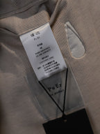 Light apricot ribbed knit casual blazer