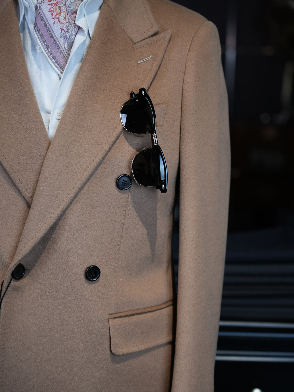 Camel Heavyweight 100% Wool Double-Breasted Blazer | Bespoke Designer Jacket from Our Own Factory
