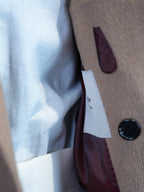 Camel Heavyweight 100% Wool Double-Breasted Blazer | Bespoke Designer Jacket from Our Own Factory