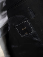 Black heavyweight wool blazer