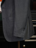 Grey textured wool blazer