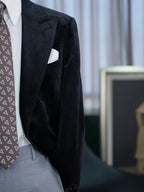 Luxurious Velvet Suit Jacket For Wedding Guest Cocktail Party Dinner Stage Performance