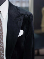 Luxurious Velvet Suit Jacket For Wedding Guest Cocktail Party Dinner Stage Performance