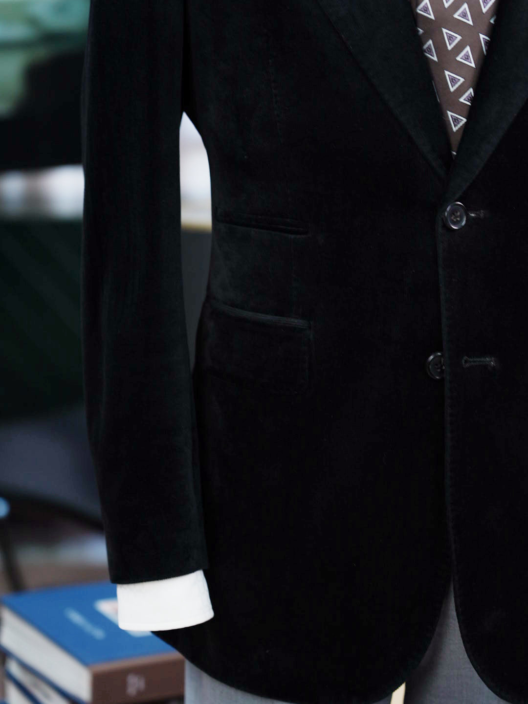 Luxurious Velvet Suit Jacket For Wedding Guest Cocktail Party Dinner Stage Performance