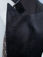 Luxurious Velvet Suit Jacket For Wedding Guest Cocktail Party Dinner Stage Performance
