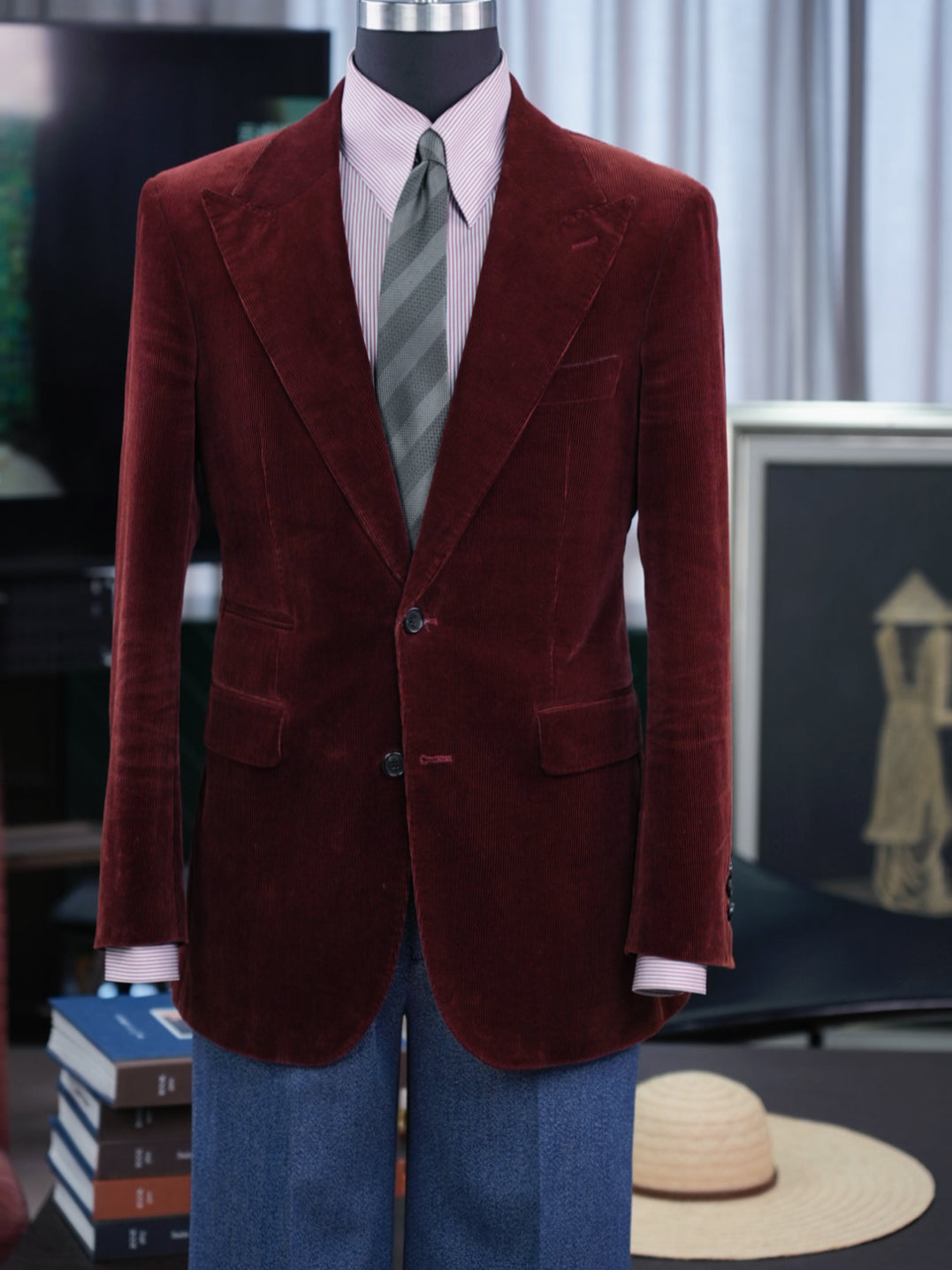 Retro Casual Suit Jacket for Office Dinner Date Weekend Gathering Holiday Party