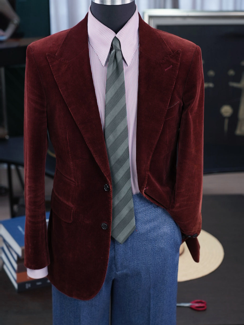 Retro Casual Suit Jacket for Office Dinner Date Weekend Gathering Holiday Party