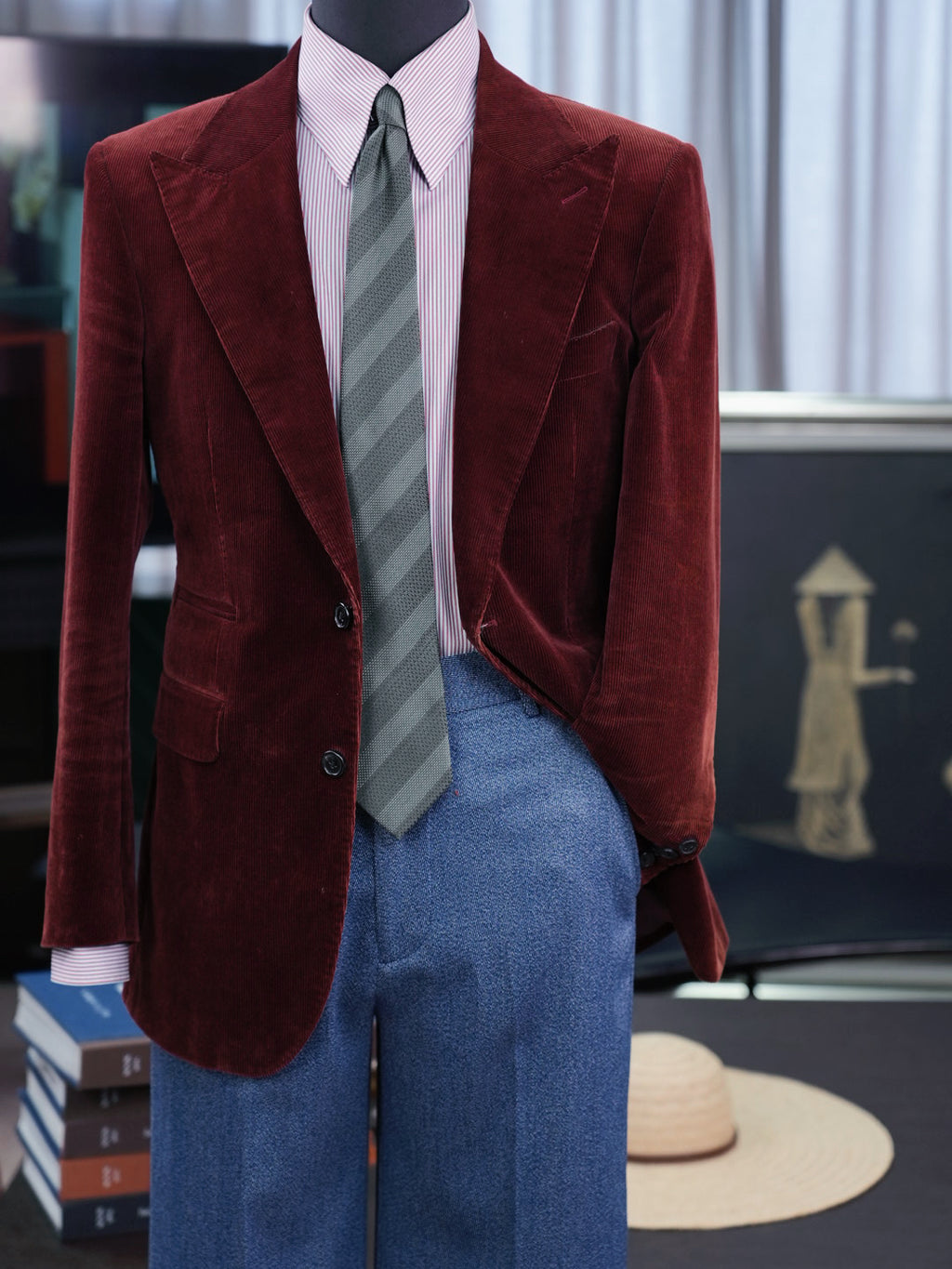 Retro Casual Suit Jacket for Office Dinner Date Weekend Gathering Holiday Party