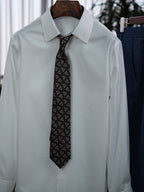 Classic Solid White 100% Cotton Button Up Shirt