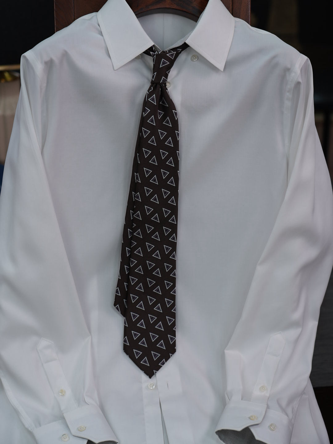 Classic Solid White 100% Cotton Button Up Shirt