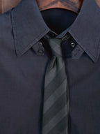 Men's 100% Cotton Dark gray combed cotton designer shirt