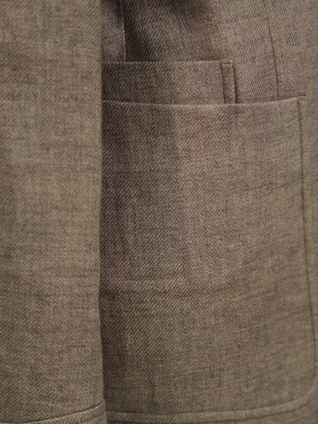 100% Pure Linen Brown Mandarin Collar Casual Blazer Jacket