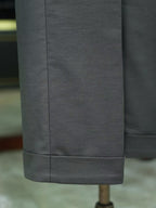 Men’s Grey Tencel‑Linen Blend Relaxed‑Fit Trousers