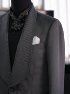 Shawl Collar Woven Texture Suit